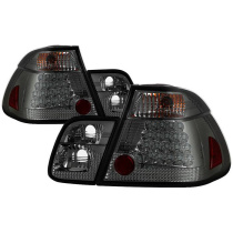 BMW E46 02-05 4Dr (Röda glödlampor ingår ej) Bakljus - Röktonade Spyder Auto